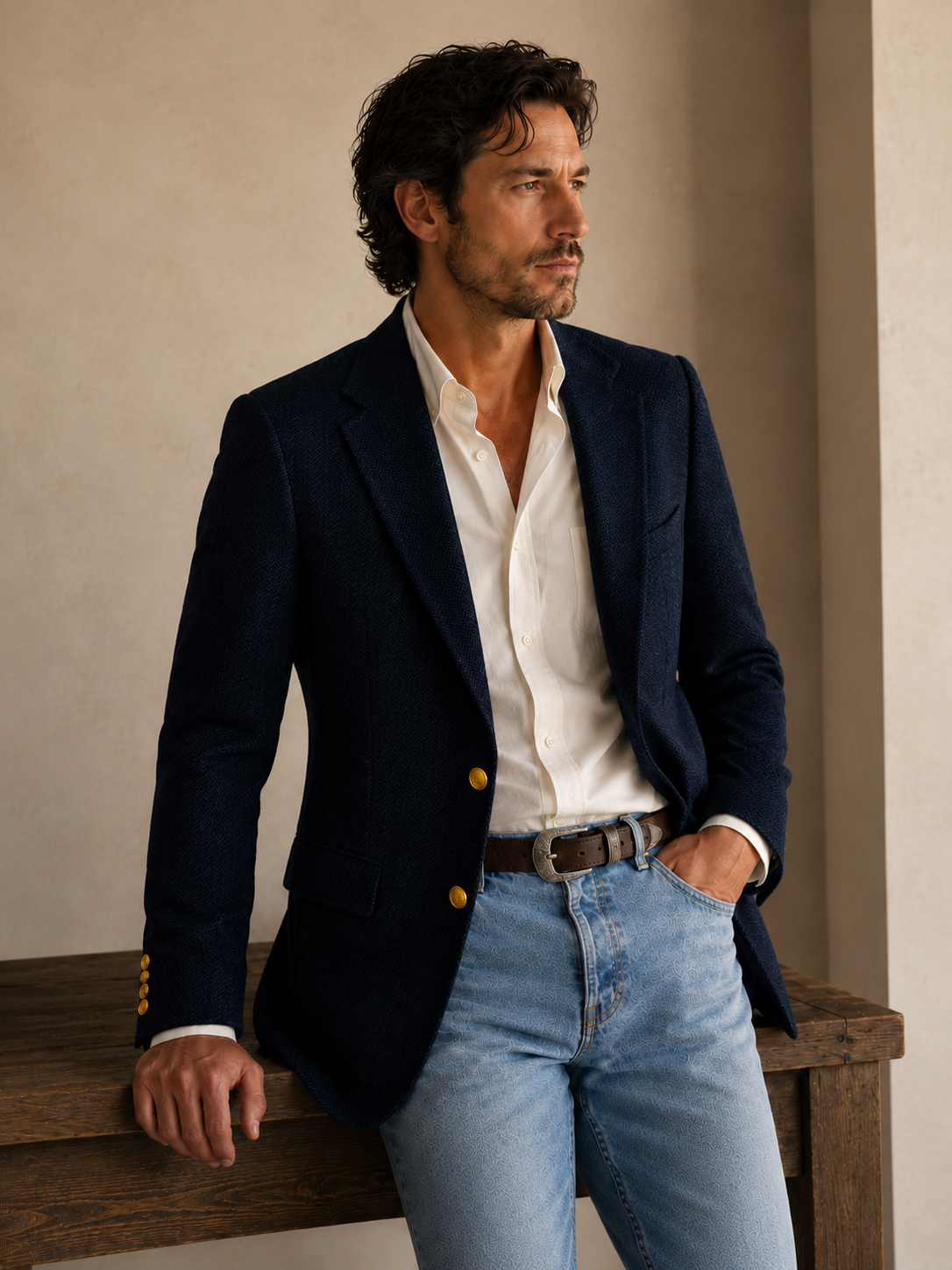 The Continental Sport Coat - Navy